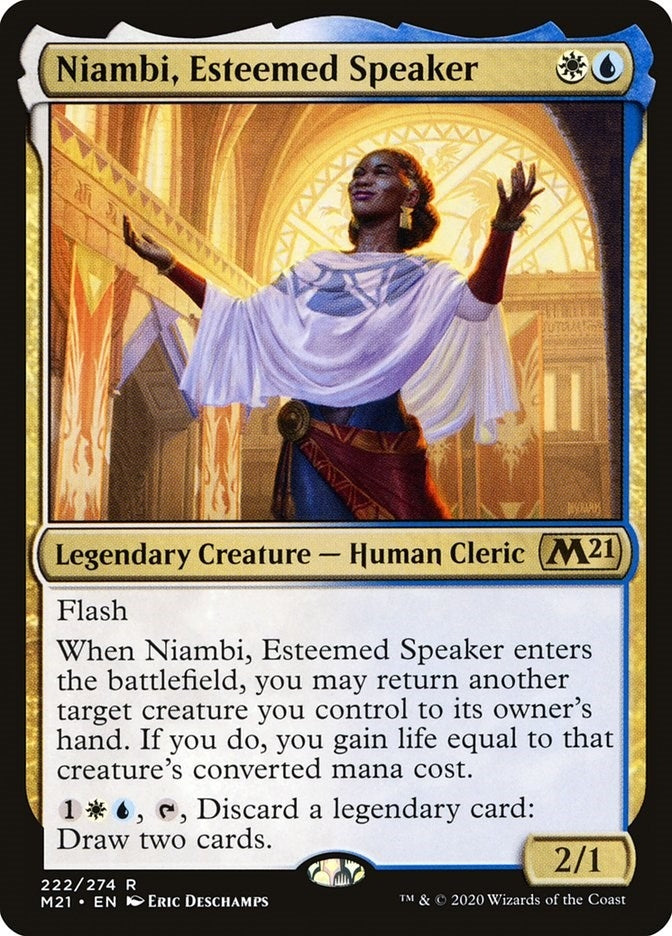 Image for Niambi, Esteemed Speaker (222) - Magic: The Gathering