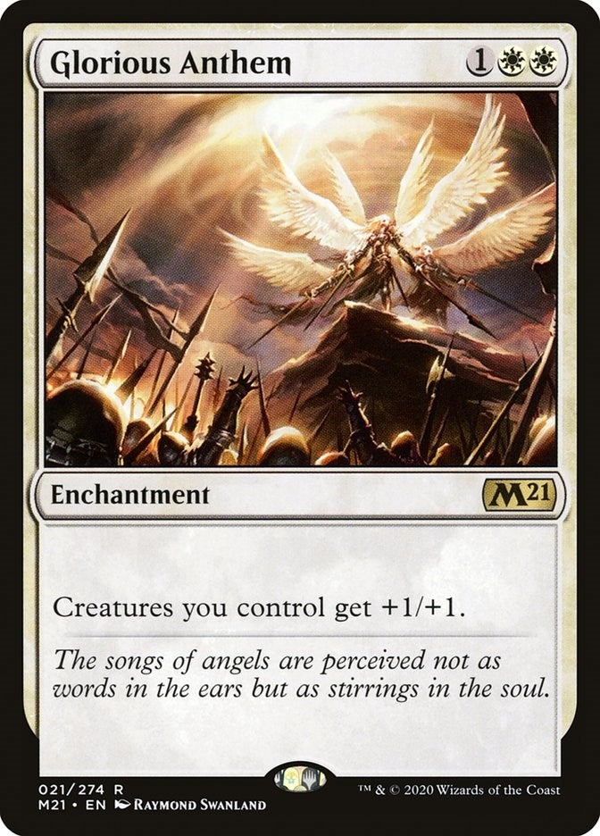 Image for Glorious Anthem (21) - Magic: The Gathering