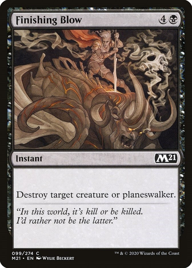 Image for Finishing Blow (99) - Magic: The Gathering
