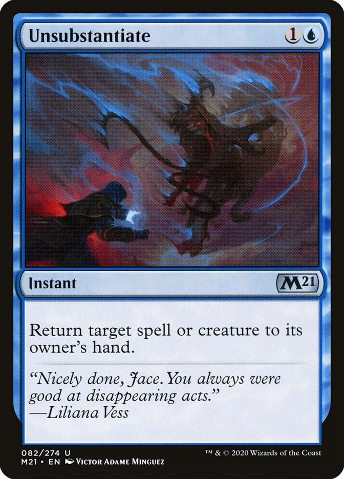 Image for Unsubstantiate (82) - Magic: The Gathering