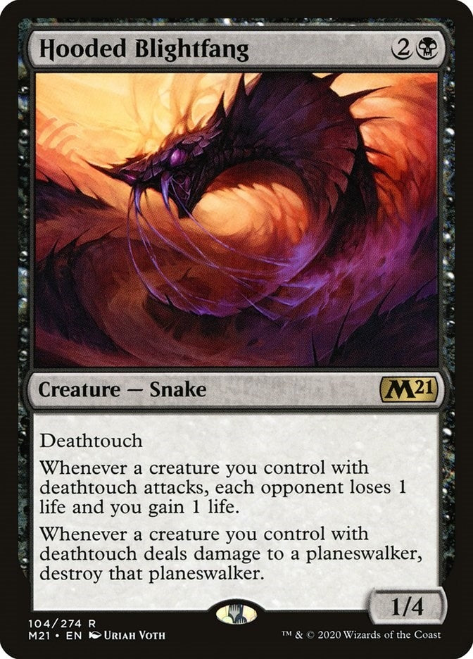 Image for Hooded Blightfang (104) - Magic: The Gathering