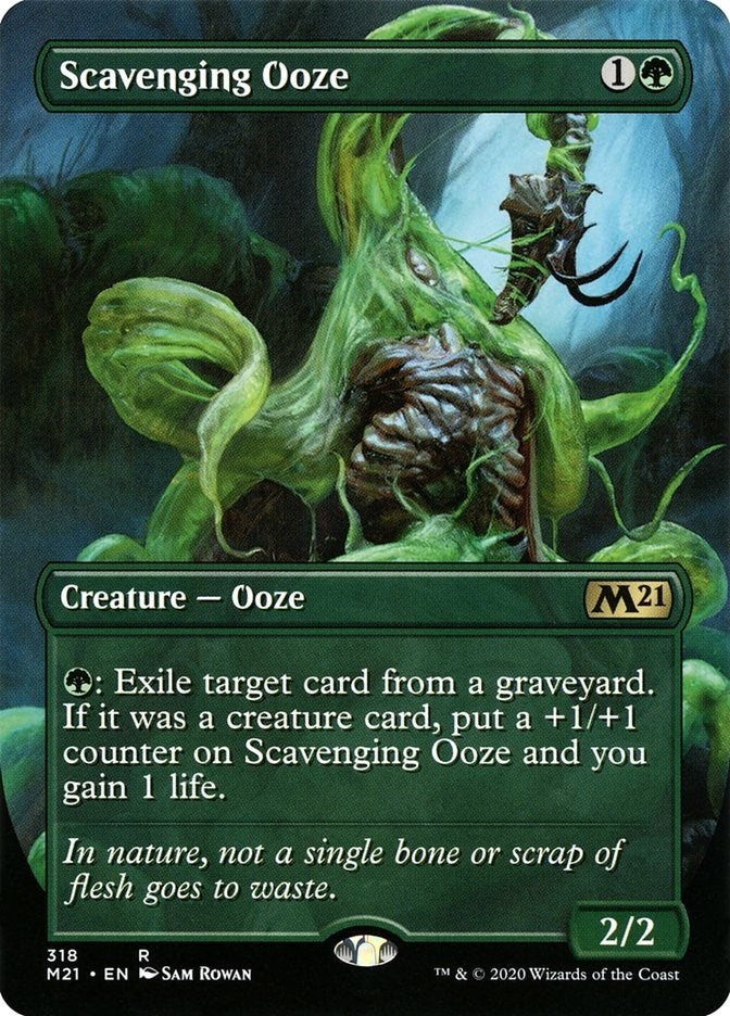 Image for Scavenging Ooze (Alternate Art) (318) - Magic: The Gathering