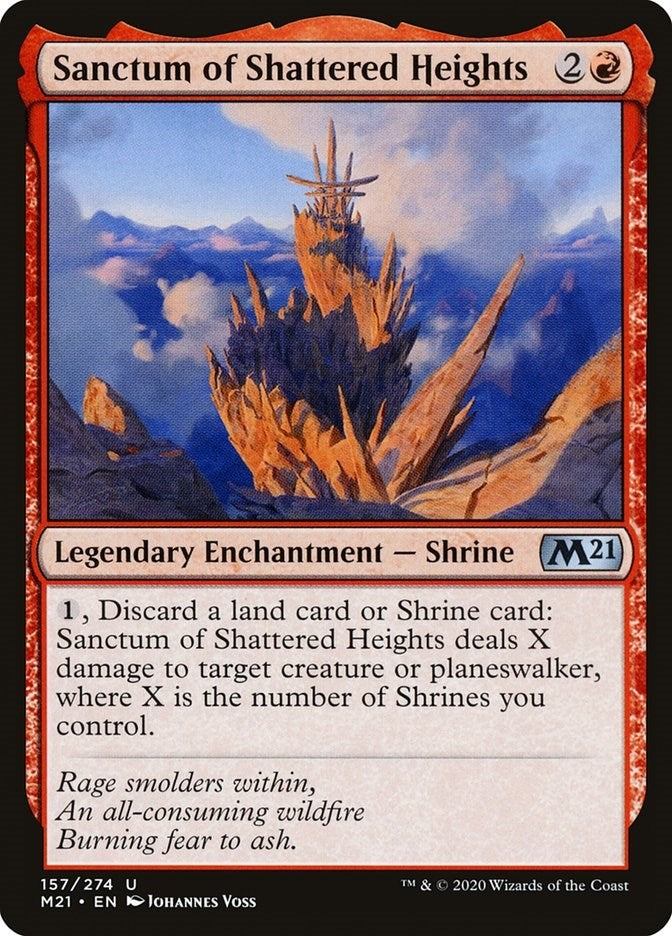 Image for Sanctum of Shattered Heights (157) (M21) - Magic: The Gathering