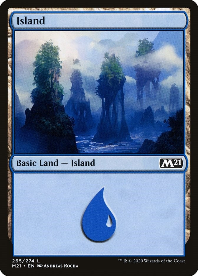Image for Island (265) (265) (M21) - Magic: The Gathering