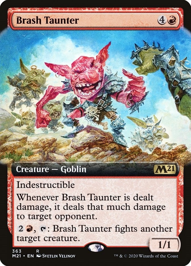 Image for Brash Taunter (Extended Art) (363) - Magic: The Gathering