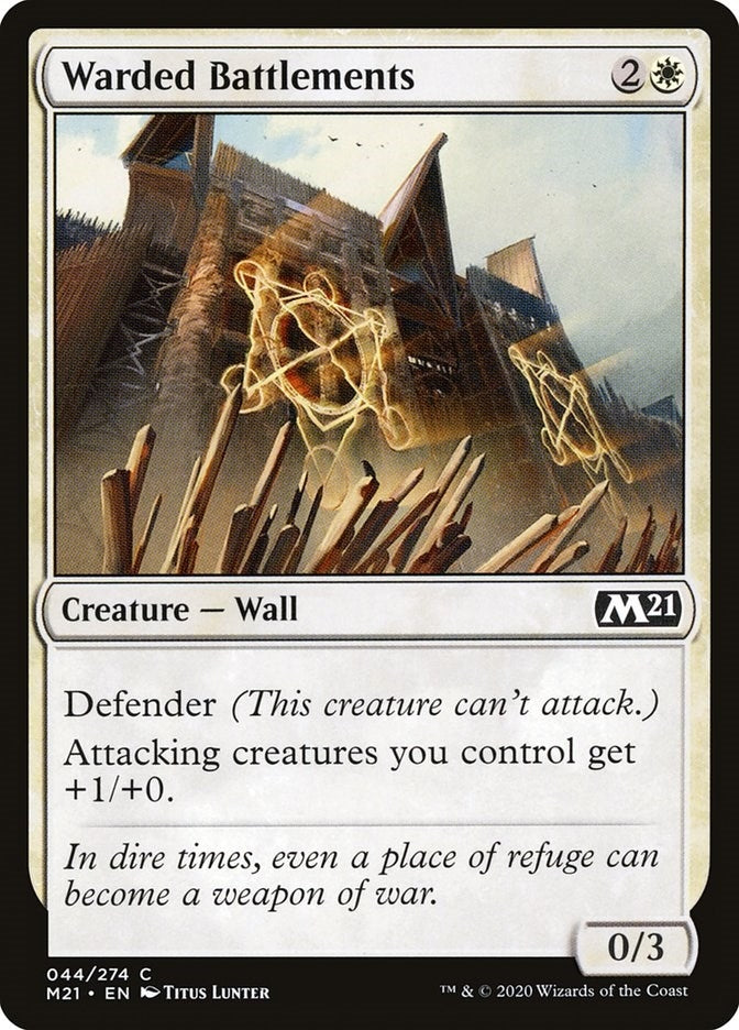 Image for Warded Battlements (44) - Magic: The Gathering