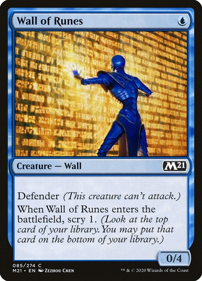 Image for Wall of Runes (85) - Magic: The Gathering