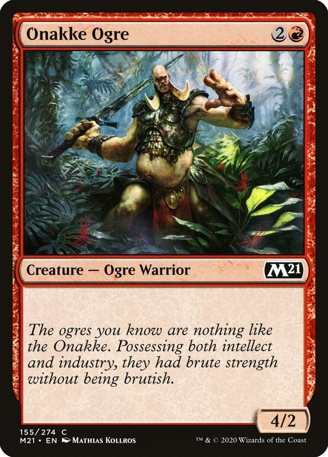 Image for Onakke Ogre (155) (M21) - Magic: The Gathering