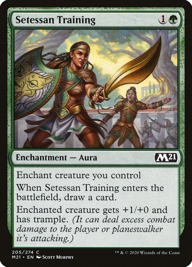 Image for Setessan Training (205) - Magic: The Gathering