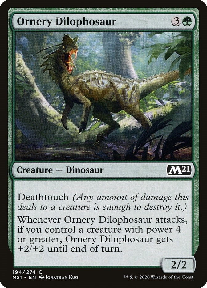 Image for Ornery Dilophosaur (194) - Magic: The Gathering