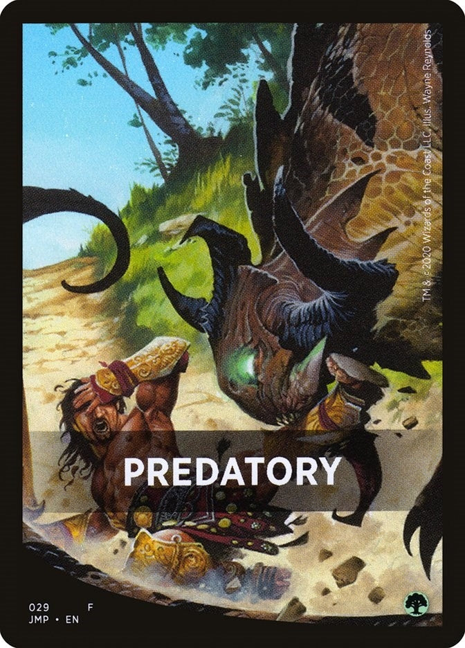 Image for Predatory Theme Card (29) - Magic: The Gathering