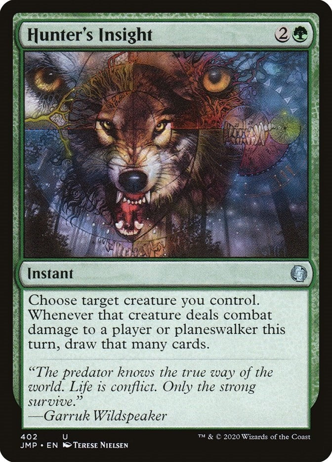 Image for Hunter's Insight (402) (JMP) - Magic: The Gathering