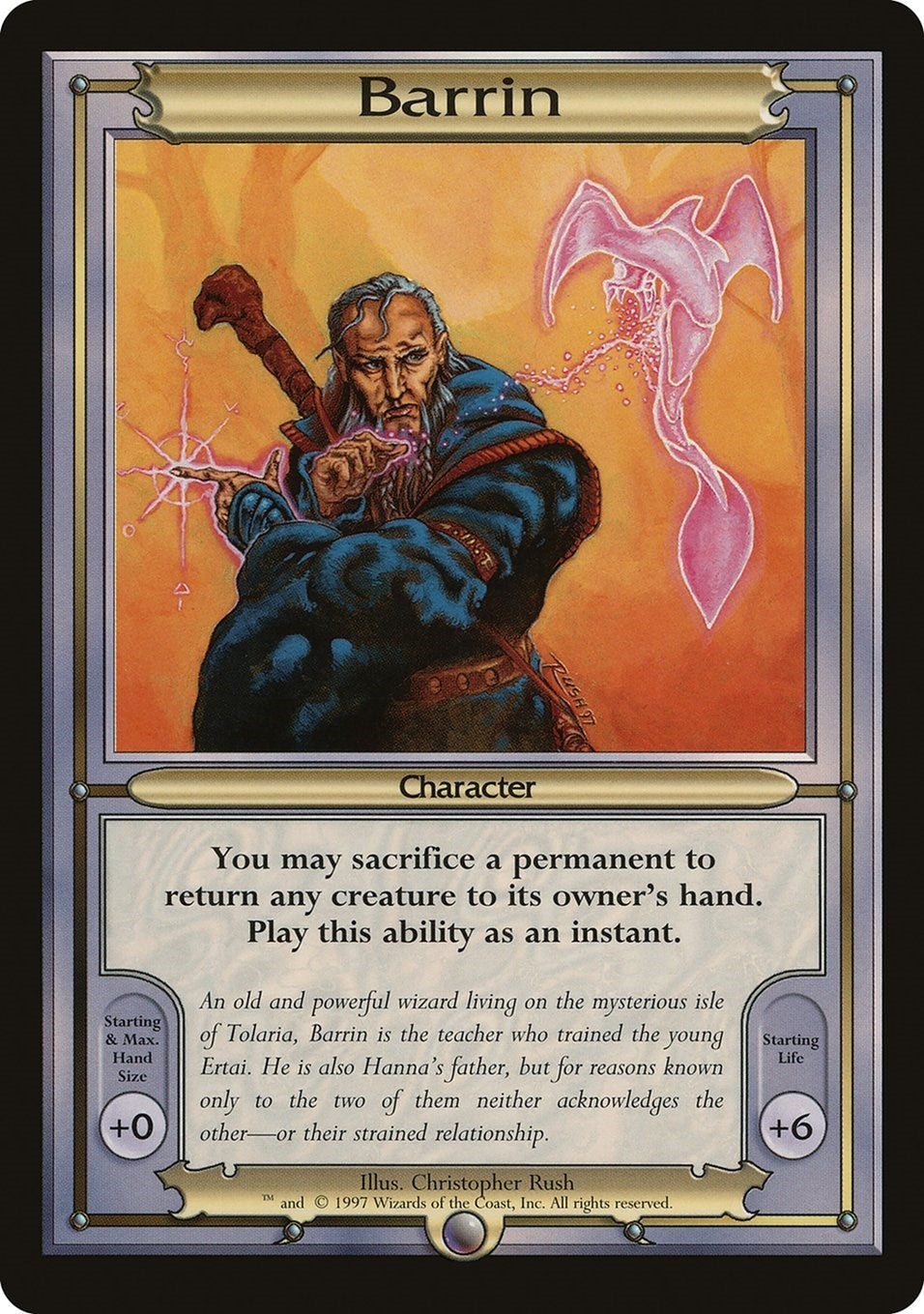 Image for Barrin (Oversize) - Magic: The Gathering