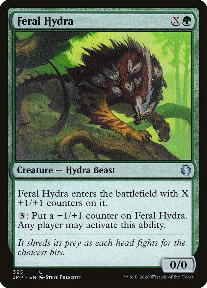 Image for Feral Hydra (395) (JMP) - Magic: The Gathering