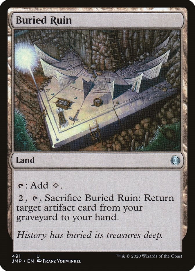 Image for Buried Ruin (491) (JMP) - Magic: The Gathering