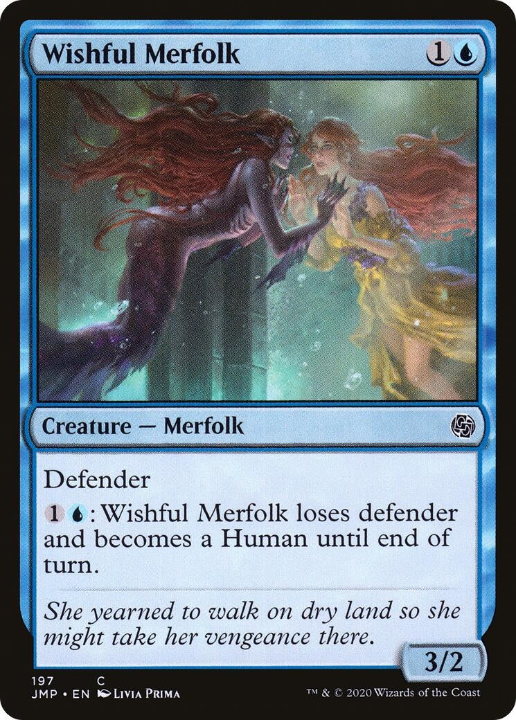 Image for Wishful Merfolk (197) (JMP) - Magic: The Gathering