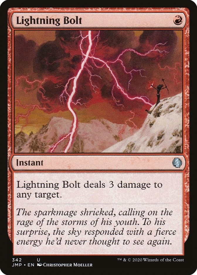 Image for Lightning Bolt (342) (JMP) - Magic: The Gathering