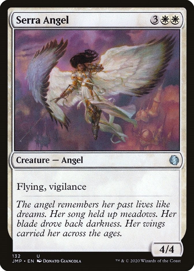 Image for Serra Angel (132) (JMP) - Magic: The Gathering