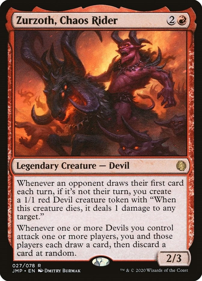 Image for Zurzoth, Chaos Rider (27) (JMP) - Magic: The Gathering