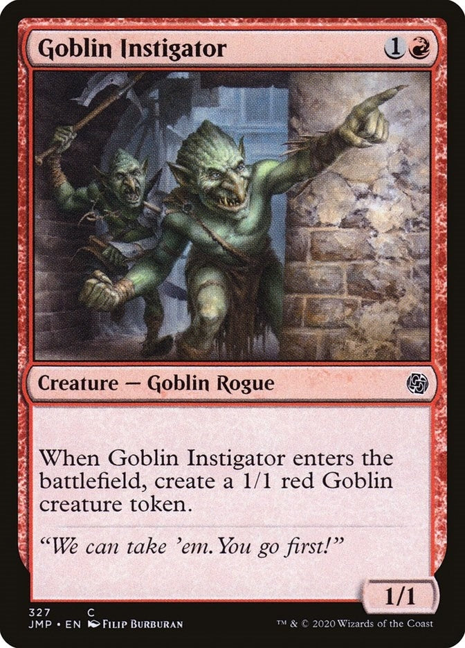 Image for Goblin Instigator (327) (JMP) - Magic: The Gathering