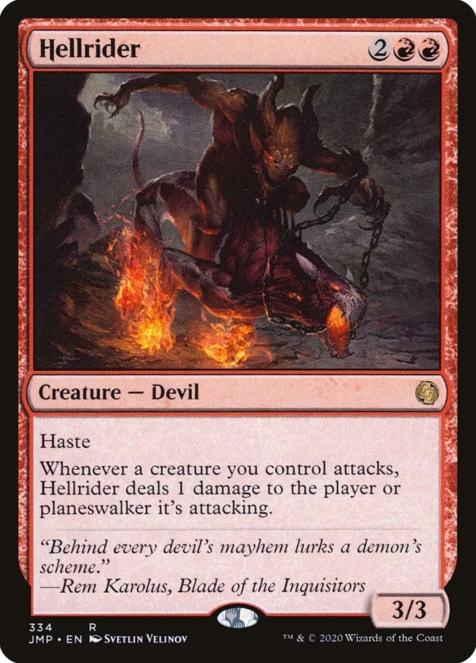 Image for Hellrider (334) - Magic: The Gathering