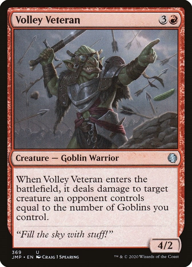 Image for Volley Veteran (369) - Magic: The Gathering