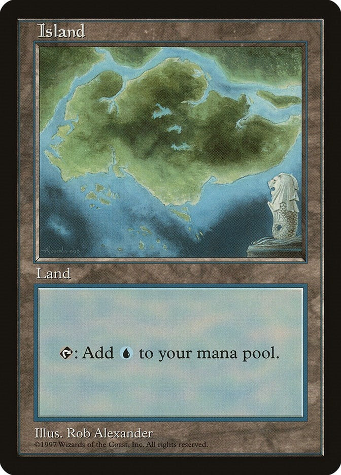 Image for Island - Clear Pack (Alexander) - Magic: The Gathering