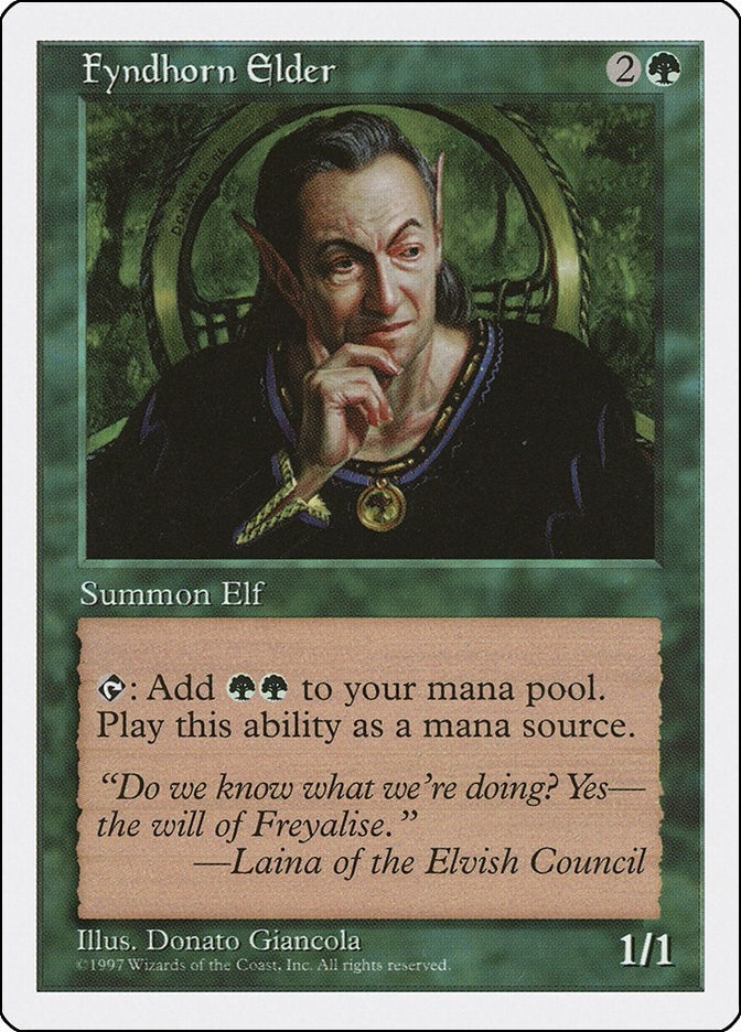 Image for Fyndhorn Elder - Magic: The Gathering