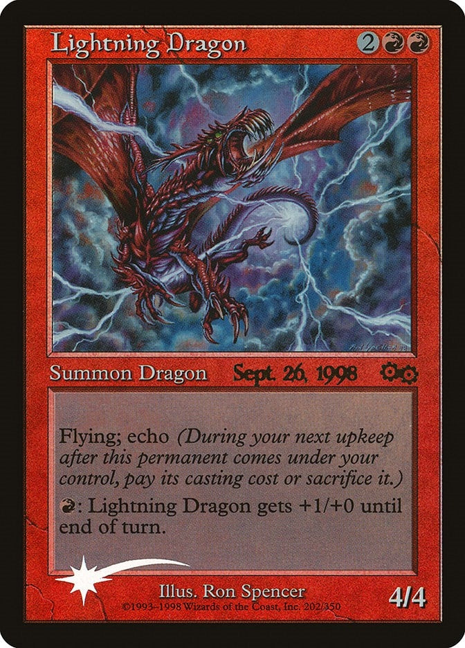 Image for Lightning Dragon (4) - Magic: The Gathering