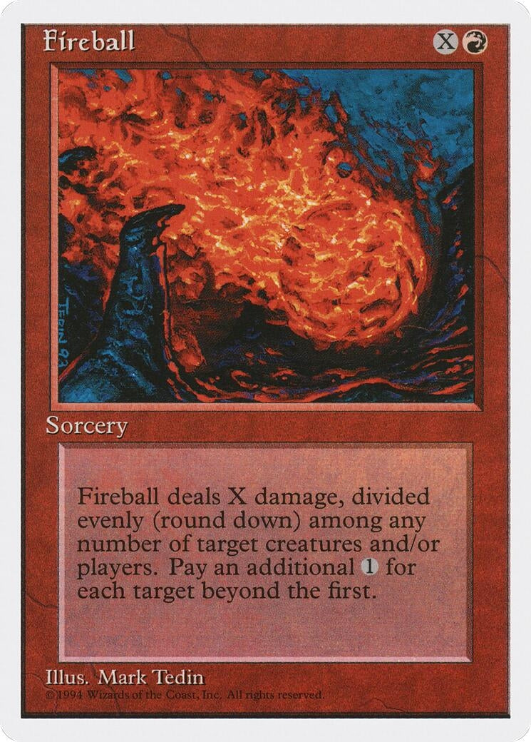 Image for Fireball - Magic: The Gathering