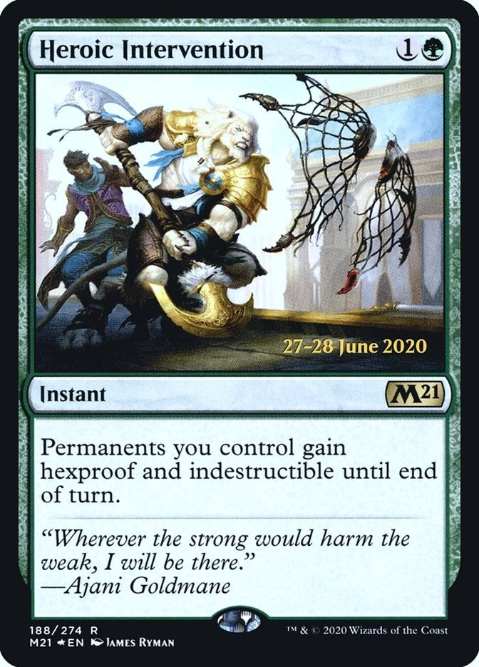 Image for Heroic Intervention (M21) (188) - Magic: The Gathering