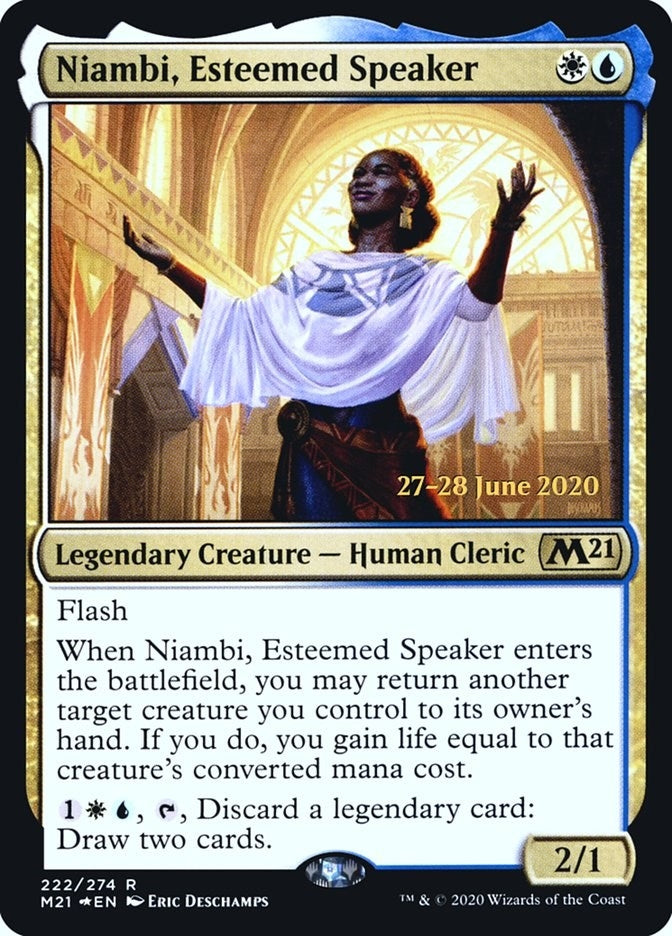 Image for Niambi, Esteemed Speaker (222) - Magic: The Gathering