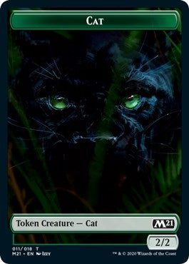 Image for Cat (011) // Dog Double-Sided Token (11) - Magic: The Gathering