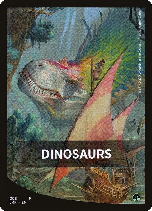 Image for Dinosaurs Theme Card (8) (JMP) - Magic: The Gathering