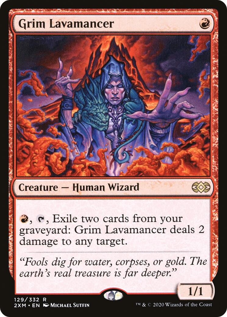 Image for Grim Lavamancer (129) - Magic: The Gathering