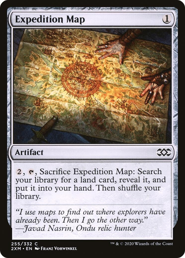 Image for Expedition Map (255) (2XM) - Magic: The Gathering