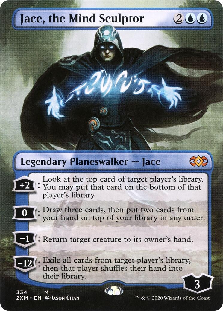 Image for Jace, the Mind Sculptor (Borderless) (334) - Magic: The Gathering