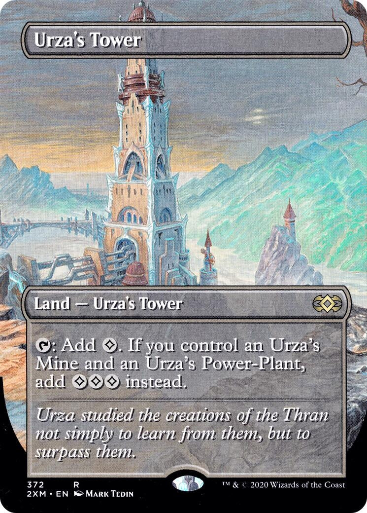 Image for Urza's Tower (Borderless) (372) - Magic: The Gathering