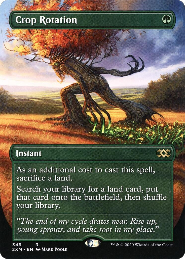 Image for Crop Rotation (Borderless) (349) - Magic: The Gathering
