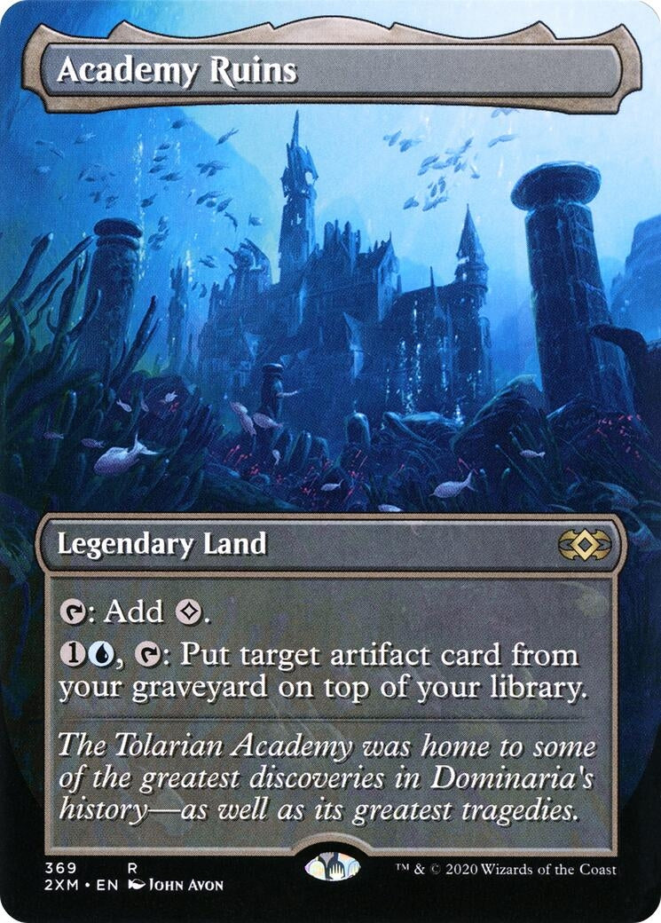 Image for Academy Ruins (Borderless) (369) (2XM) - Magic: The Gathering