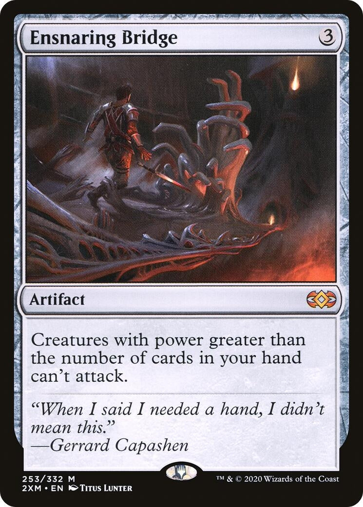 Image for Ensnaring Bridge (253) (2XM) - Magic: The Gathering