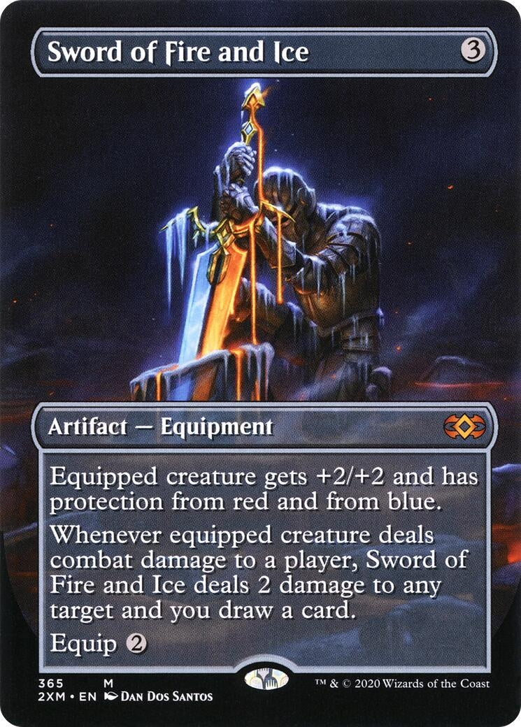 Image for Sword of Fire and Ice (Borderless) (365) - Magic: The Gathering