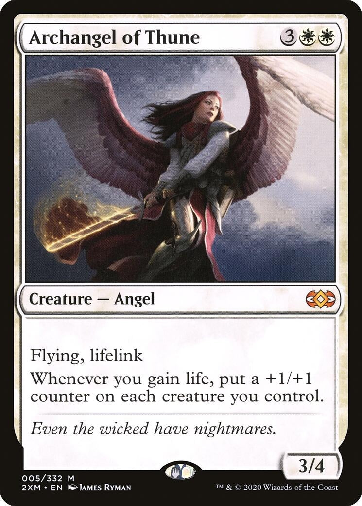 Image for Archangel of Thune (5) (2XM) - Magic: The Gathering