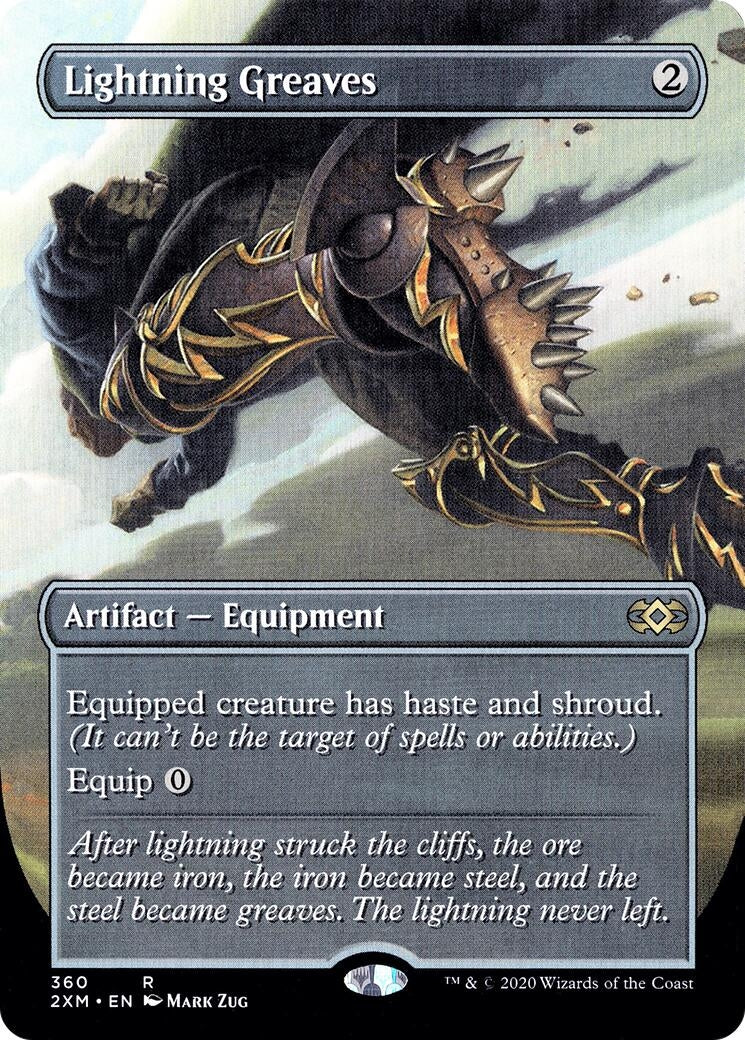 Image for Lightning Greaves (Borderless) (360) - Magic: The Gathering