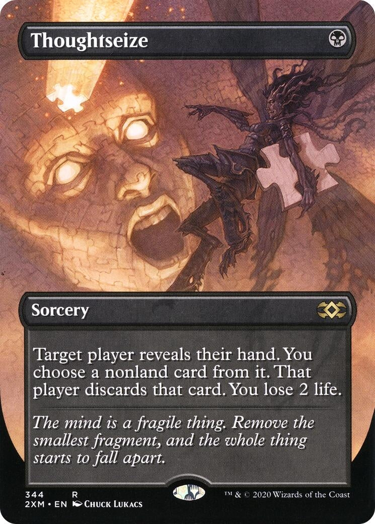 Image for Thoughtseize (Borderless) (344) - Magic: The Gathering