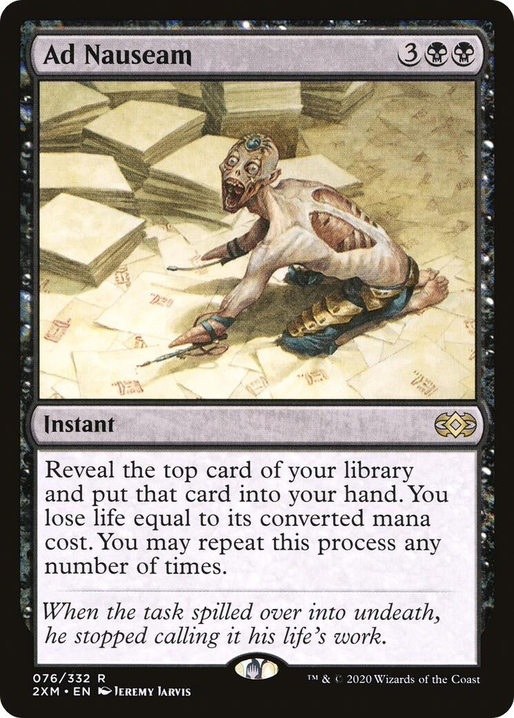 Image for Ad Nauseam (76) (2XM) - Magic: The Gathering