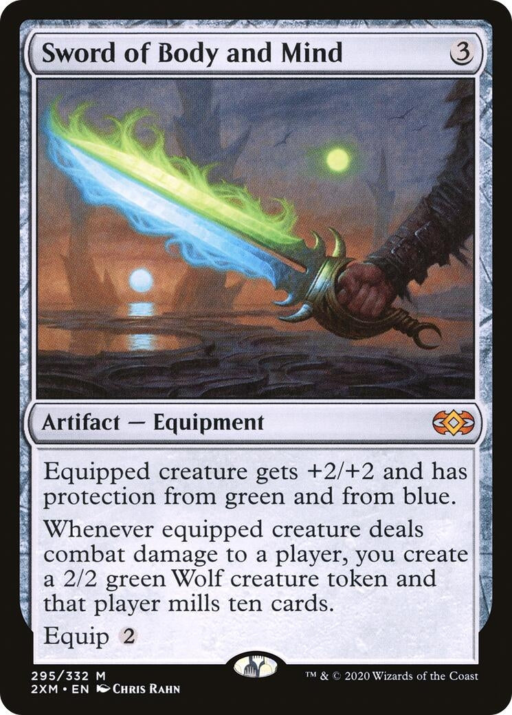 Image for Sword of Body and Mind (295) - Magic: The Gathering