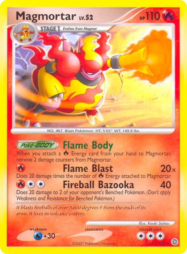 Image for Magmortar - 31/132 (Secret Wonders) (031/132) (PR) - Pokemon