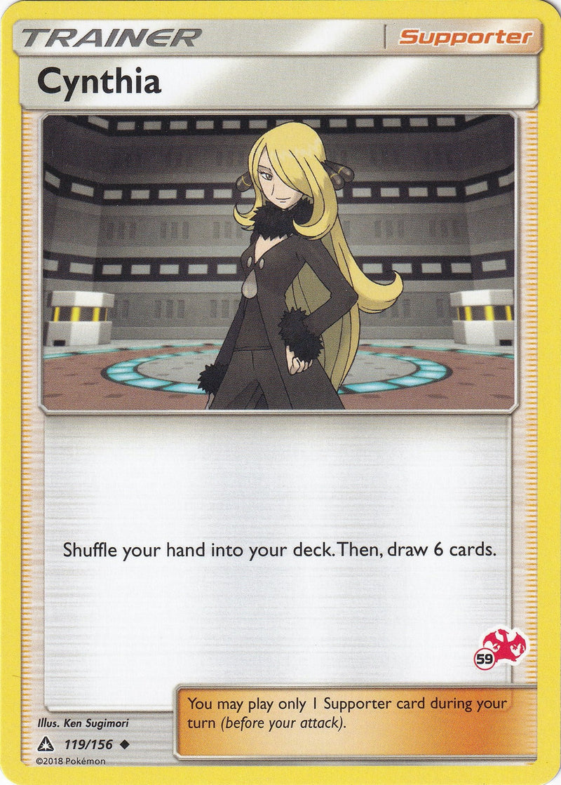 Image for Cynthia - 119/156 (#59 Charizard Stamped) (119/156) (BTA) - Pokemon