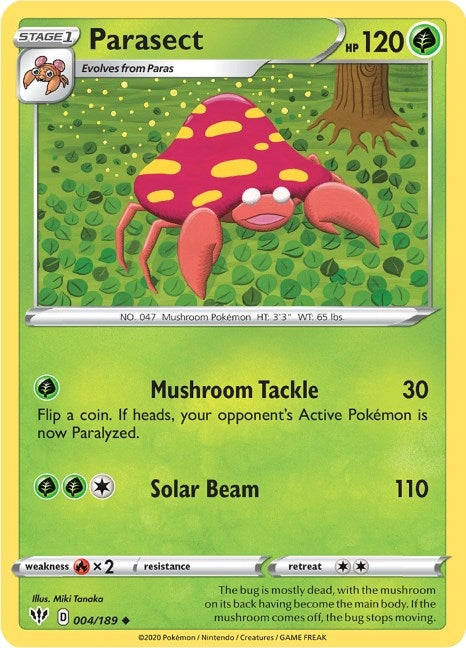 Image for Parasect (004/189) (SWSH03) - Pokemon